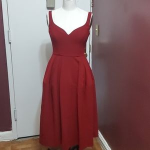 Dress with Sweet heart neck line